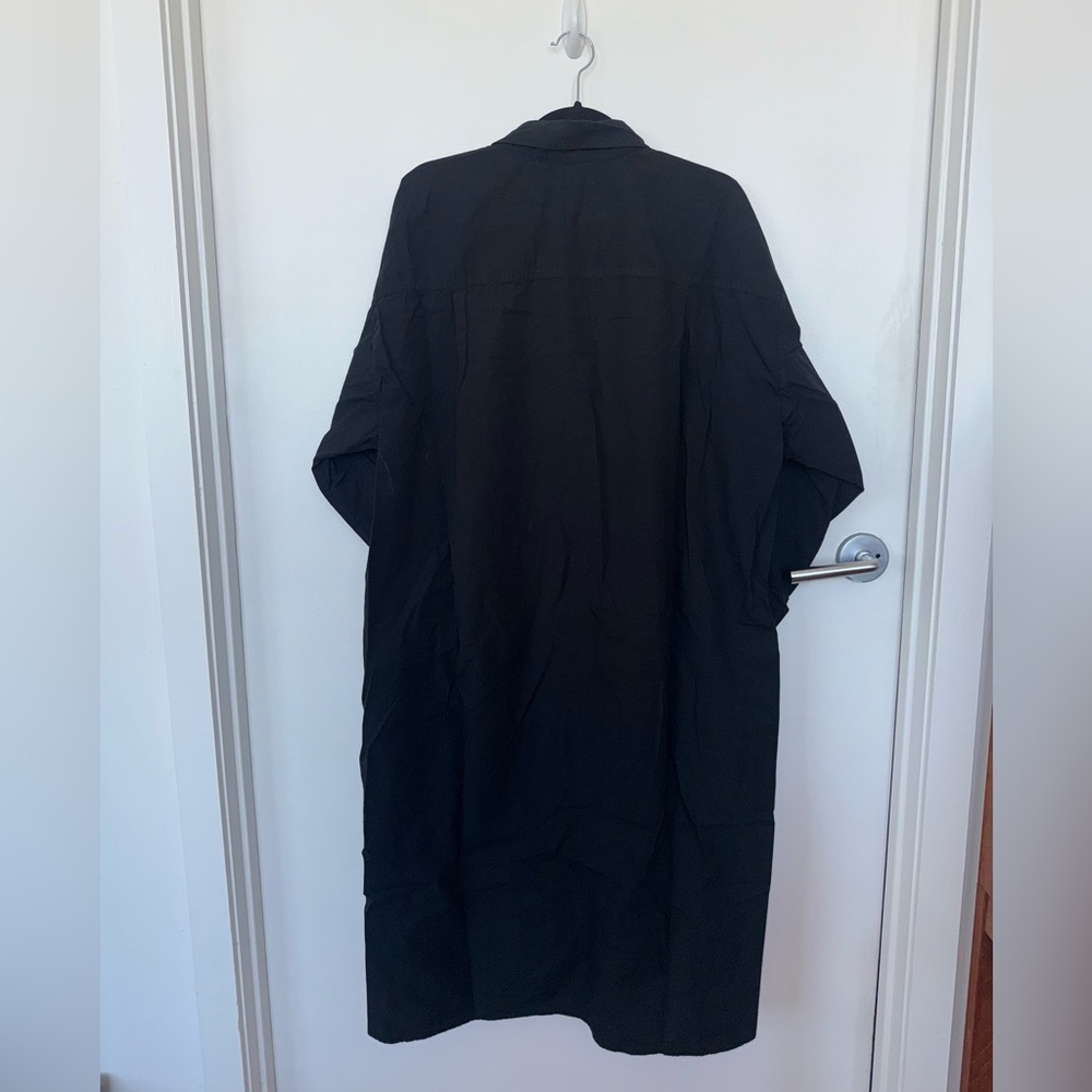 Jesse Kamm Black Shirt Dress - Picture 4 of 6